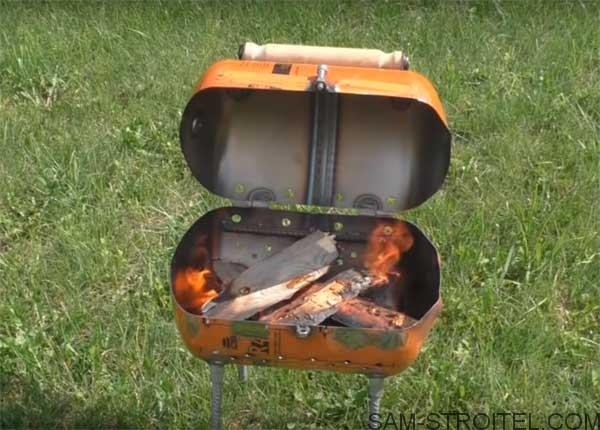 Барбекю из баллона своими руками Барбекю из баллона своими руками