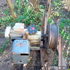 Лебедка для вспашки своими руками Лебедка для вспашки своими руками