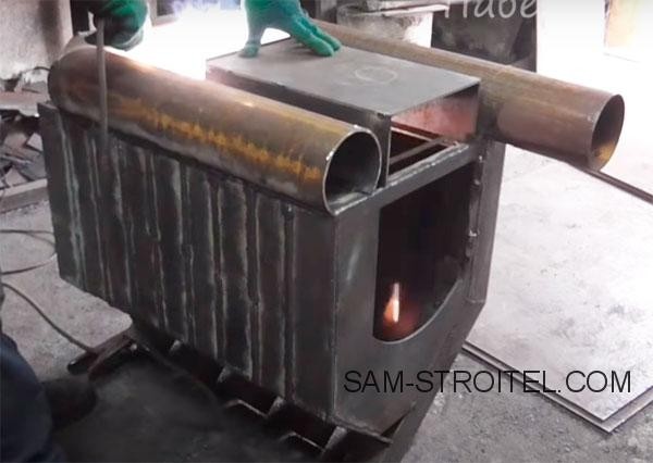 Сделал печь для отопления гаража: 17 фото и описание изготовления Сделал печь для отопления гаража: 17 фото и описание изготовления