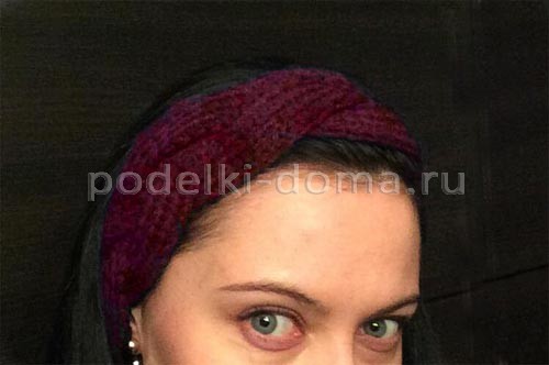 Повязки на голову (вяжем спицами) — 5 МК Повязки на голову (вяжем спицами) — 5 МК