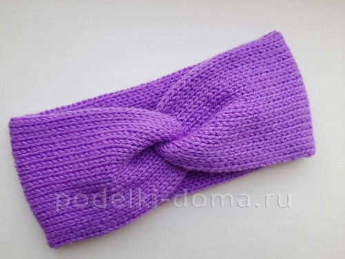 Повязки на голову (вяжем спицами) — 5 МК Повязки на голову (вяжем спицами) — 5 МК