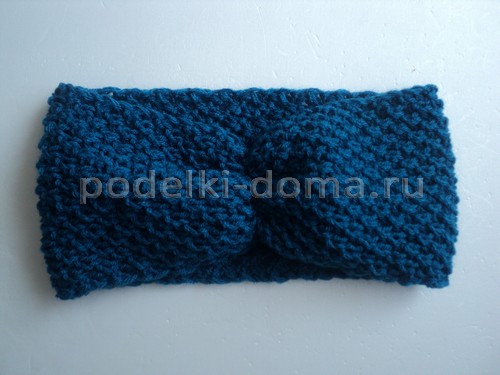 Повязки на голову (вяжем спицами) — 5 МК Повязки на голову (вяжем спицами) — 5 МК