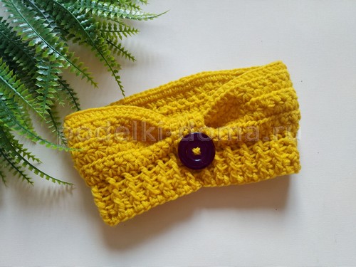 Повязки на голову (вяжем спицами) — 5 МК Повязки на голову (вяжем спицами) — 5 МК