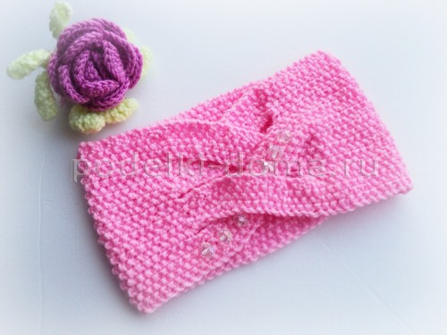 Повязки на голову (вяжем спицами) — 5 МК Повязки на голову (вяжем спицами) — 5 МК