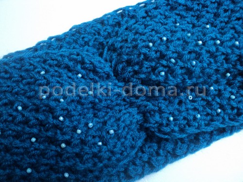 Повязки на голову (вяжем спицами) — 5 МК Повязки на голову (вяжем спицами) — 5 МК