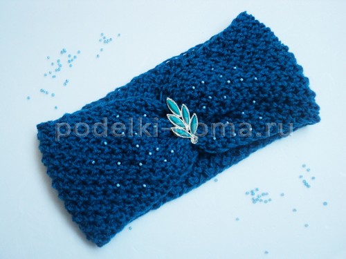 Повязки на голову (вяжем спицами) — 5 МК Повязки на голову (вяжем спицами) — 5 МК