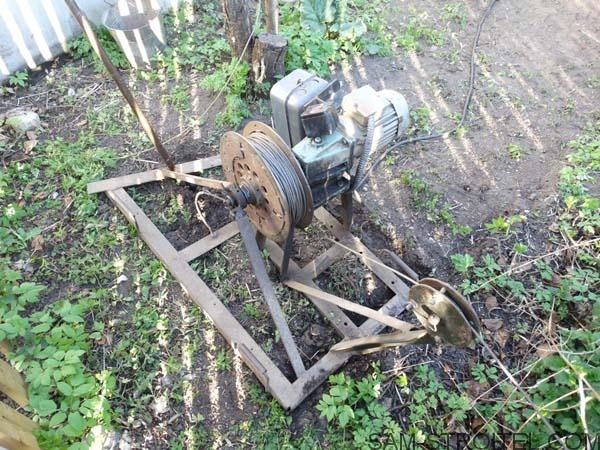 Лебедка для вспашки своими руками Лебедка для вспашки своими руками